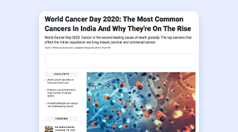 World cancer day 2020